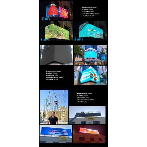 P5 P6.67 P8 P10 Affichage vidéo extérieur LED Panneau d'affichage publicitaire