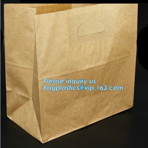 wholesale bread paper bag for customer blank paper bag,greaseproof printed bakery bread packaging plastic paper bags wit