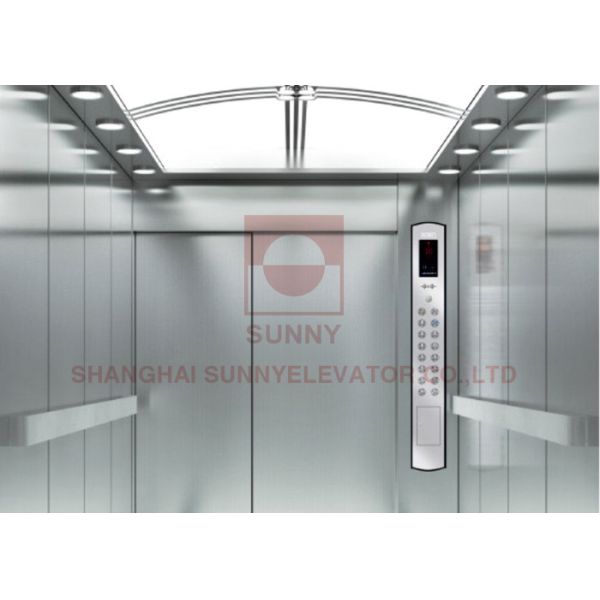 Low Noise 1600kg Load Hospital Elevator with VVVF Control System for Safe Patient Transport