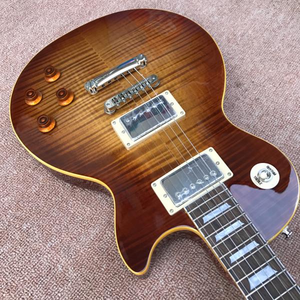 standard LP 1959 R9 electric guitar, Tobacco burst maple top LP electric guitar, Tune-o-Matic bridge, Free shipping