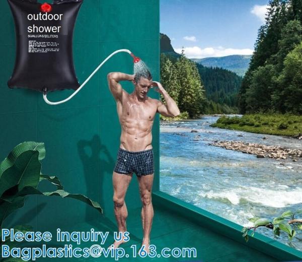 Portable Shower Bag, Travel Wash Kit, Camping Accessory, Outdoor Travel Camping Hiking, Pump, Sprayer