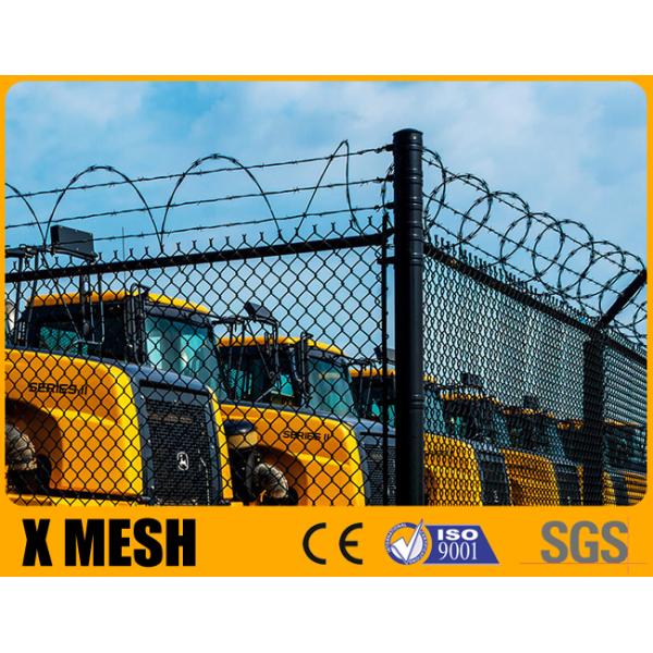 Roll Of Green Vinyl Coated Chain Link Fence ASTM F668