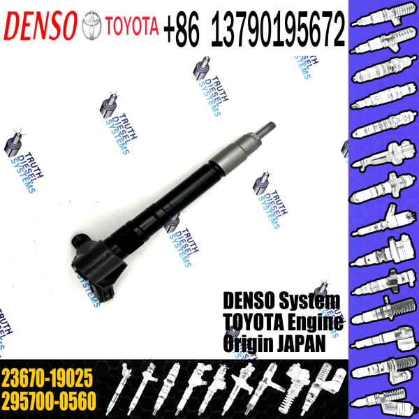 Common rail fuel injector 23670-0E020 295700-0560 23670-11020 23670-09430 23670-19025