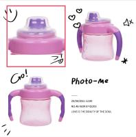 Rose EN71 vert bleu 6 mois tasse de Sippy de 6 filles d'once