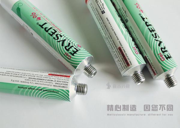 Customized Printed Empty Cream Tubes , 13.5 Mm - 40 Mm Dia Aluminum Ointment Tubes