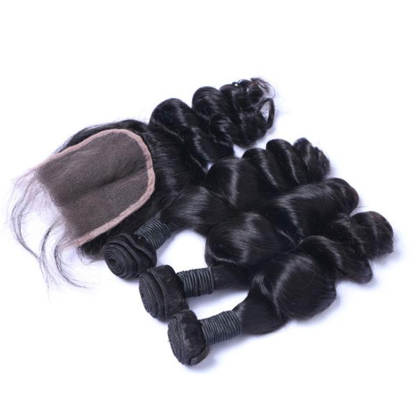 Pacotes de Cabelos Brasileiros em Creme Vendedor Linha de Cutila de Mink Onda Solta 10A Cabelos Índios em Creme