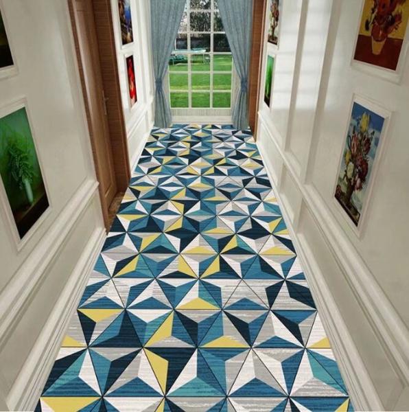 Special Geometric Pattern Commercial Floor Mat Entrance Corridor Stairway Hotel Mat