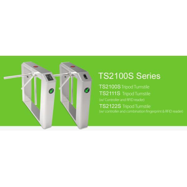 Semi Automatic Tripod Barrier Gate , 3 Arm Turnstile No Exposed Screws Or Fasteners