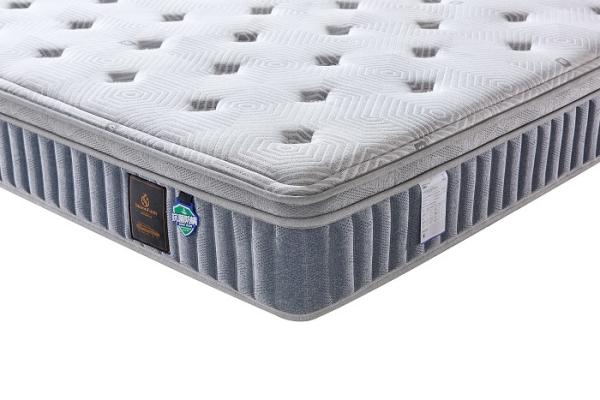Pressure Relief Pocket Euro Spring Mattress With Micro Coils Latex For Undisturbed Sleep