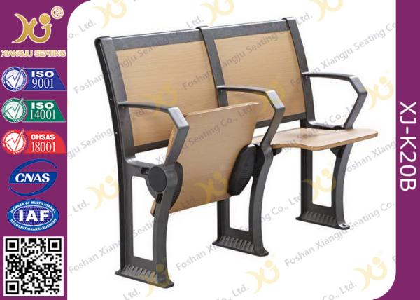 Attractive Design Finished Black Epoxy Powder Lecture Hall Seats With Writing Board