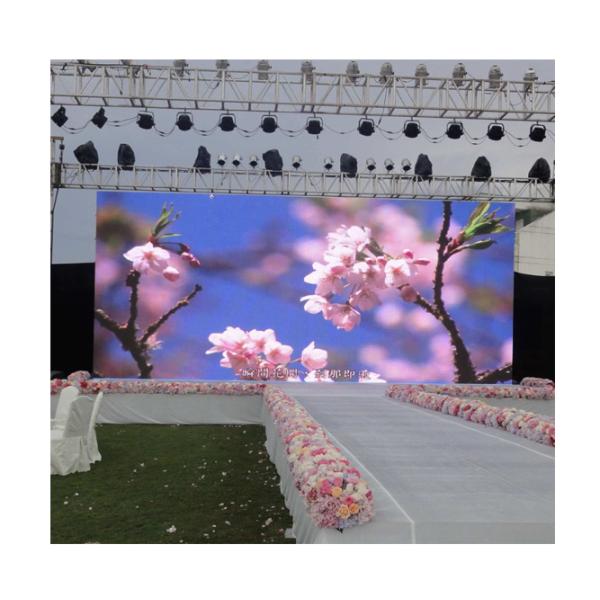 200-750W HD Rental Indoor Led Display Screen 1R1G1B Customize Panel Resolution