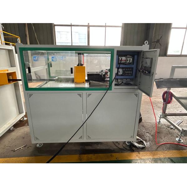 линия двойной винт 8 Mters штранг-прессования профиля плинтуса Pvc 22kw длиной