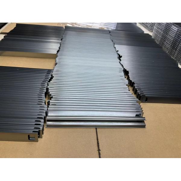 Grade 6063 Aluminum Fabrication Services Cut CNC Drilled Brushed Anodized Products