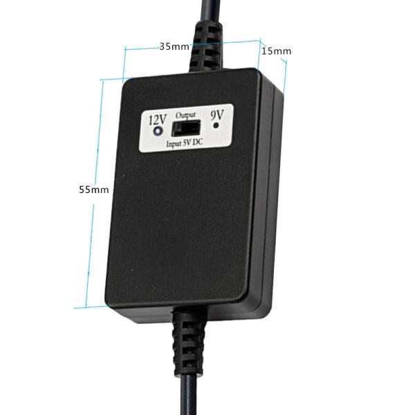 Кабель преобразователя 5V до 12V 2A DC для автомобильного Wi-Fi-модема GPS