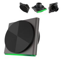 Ambient Iphone Car Magnetic Mount Cargador inalámbrico de 15w Diseño ultra delgado Carga rápida Música dinámica Rítmico Interior fresco
