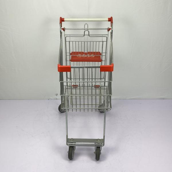 Chariot russe régulier 125L d'épicerie de supermarché de style avec des roues d'unité centrale