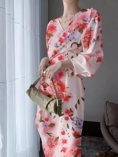 100% Silk  Elastic double Joe 16MM Scarf Anti-Wrinkle for Girl fashion Dress with luxury OEM designs