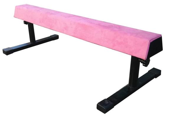 Home Gym Equipment For Sale Adjustable Height Synthetic Suede Fabric 16ft Training  Gymnastics Balance Beam