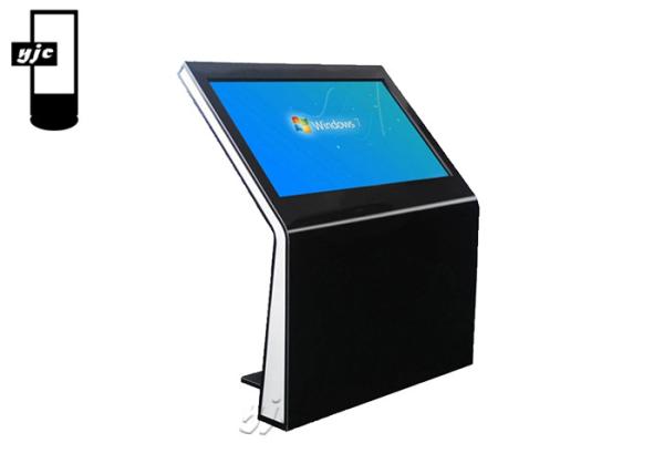 Horizontal 55 Inch FHD Screen Advertising Kiosk Stands