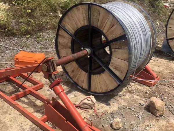 Outdoor Fiber Optic ADSS Cable 24core SM with long span distance 200meter -1500Meter