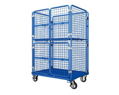 Industrial Durable Roll Container Trolley Heavy Duty Large Load Capacity