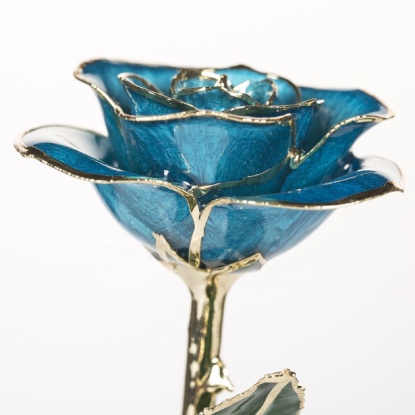 24K Gold Plated Real Preserved Fresh Eternal Rose Flower Real Preserved Rose  Handmade Preserved Rose Preserved Flower Gift