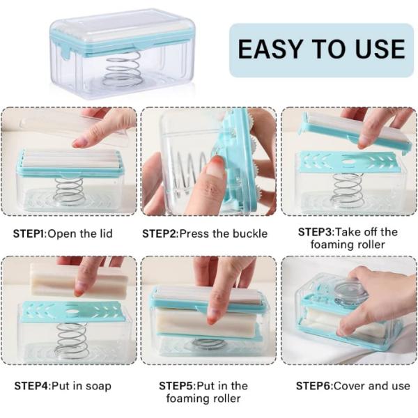 Многофункциональный держатель стока коробки мыла стекает держатель мыла шкафа хранения пенясь для кухни Bathroom