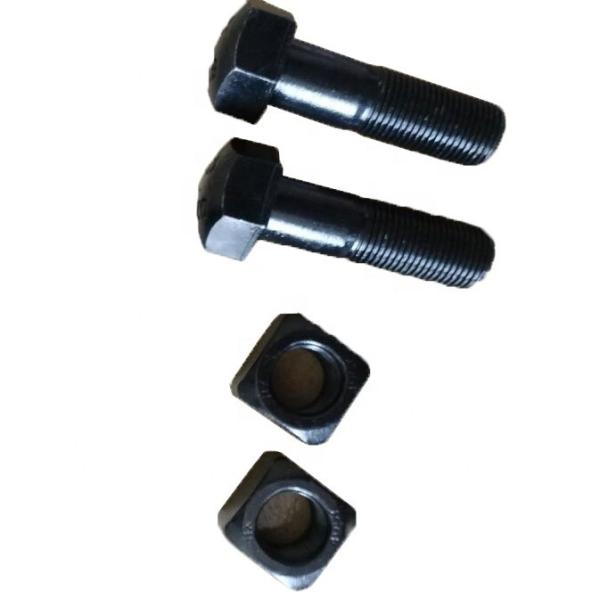 110-32-11411 Black Track Bolt And Nut Grade 12.9 For D30AM-17 Bulldozer Screw Bolt Shoe