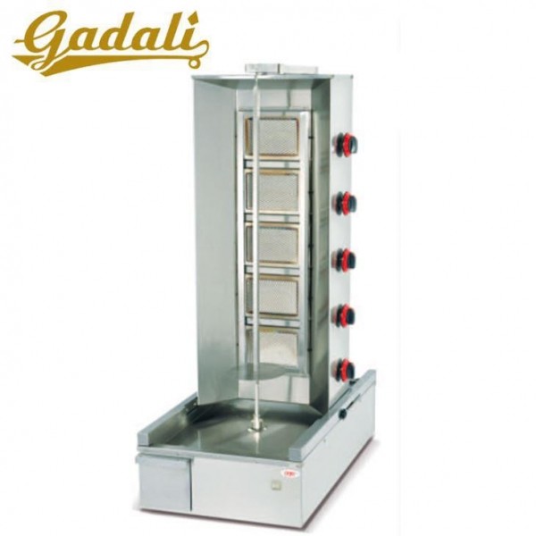 Gas Doner Kebab Shawarma Making Machine With 5 Burners