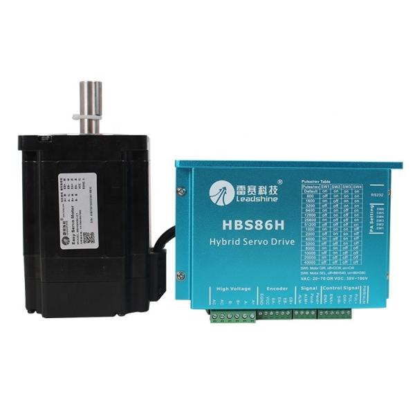 Leadshine HBS86H Step Driving para máquina de gravação CNC 3 fases Velocidade nominal 1500 rpm