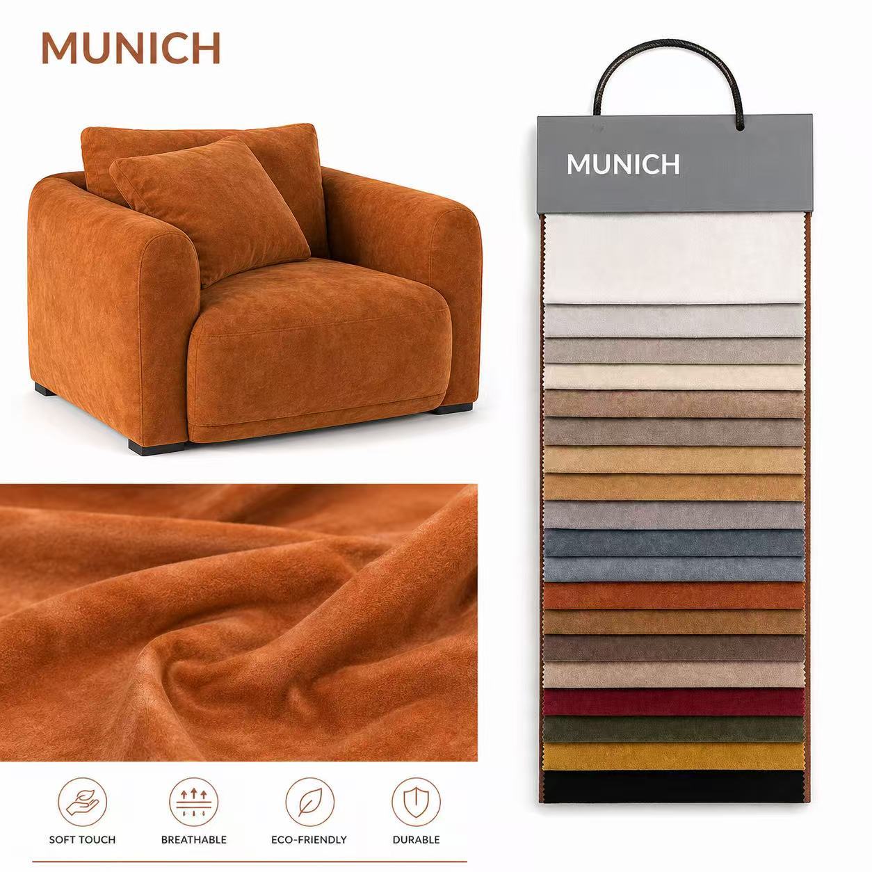 100%Polyester Knitted Velvet Fabric For Sofa