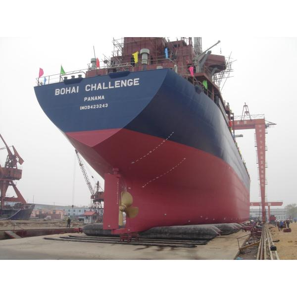 Воздушные подушки морского спасения имущества 250T/M грузят запуская и поднимаясь воздушную подушку