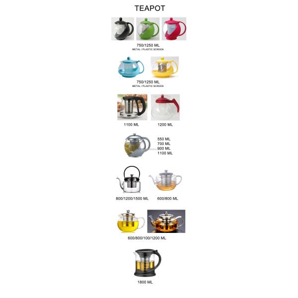 600 мл Высокое боросиликатное стекло Нержавеющая сталь 304 Фильтрующий экран Стеклянный кофейник Стеклянный чайник с заварочным устройством