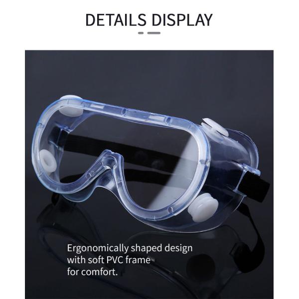 China Wholesale Clear Safety Surgical Medical Protective Glasses Goggles for Hospital