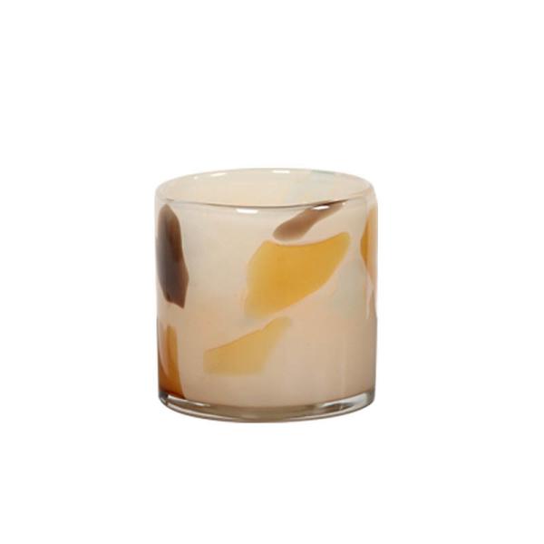 Hand Blown Glass Candle Jars Cylinder