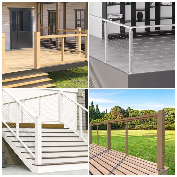 316 Stainless Steel Cable Railing Tensioner Kit for Deck Railings