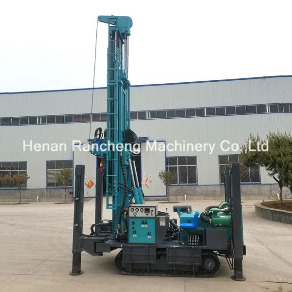Hydraulic 380m Deep Water Well Drilling Machine 140mm - 325mm Diameter 96KW Power