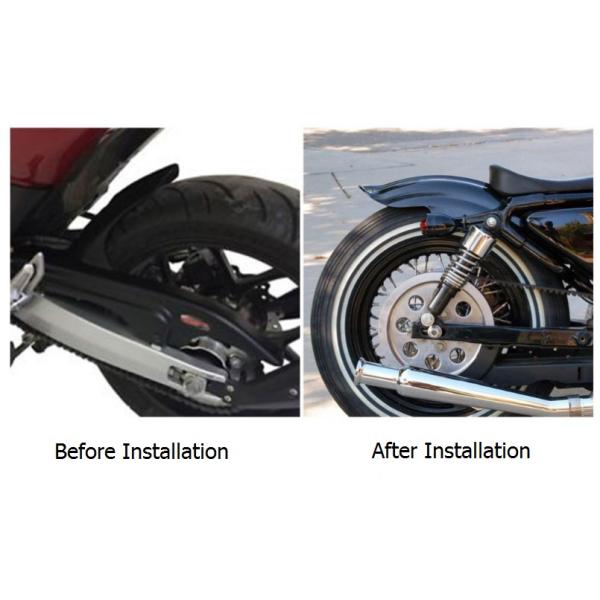 Harley Racing Motorcycle Part Black ABS Plastic Fender Mudguard XL883 XL1200