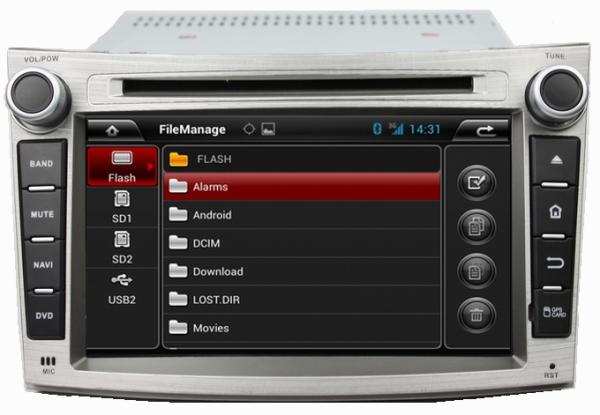 Ouchuangbo Car GPS Navi Radio Stereo Bluetooth 3G Wifi Subaru Legacy /outback 2009-2012 Android 4.2 DVD OCB-7065C