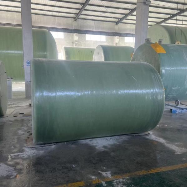 Cylindrical Vertical Frp Grp Chemical Tank CE Double Wall Frp Tanks