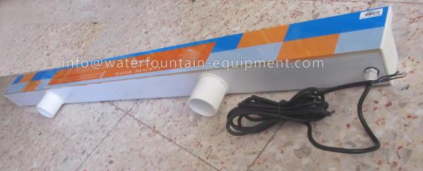 Plastic Water Fountain Equipment Acrylic Water Descent With 12W Underwater Light