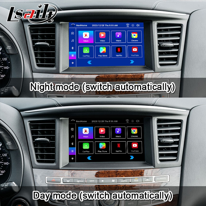 Lsailt 8G Android мультимедийный интерфейс для Infiniti QX60 JX35 2011-2020 Интегрированный беспроводный CarPlay, Android Auto