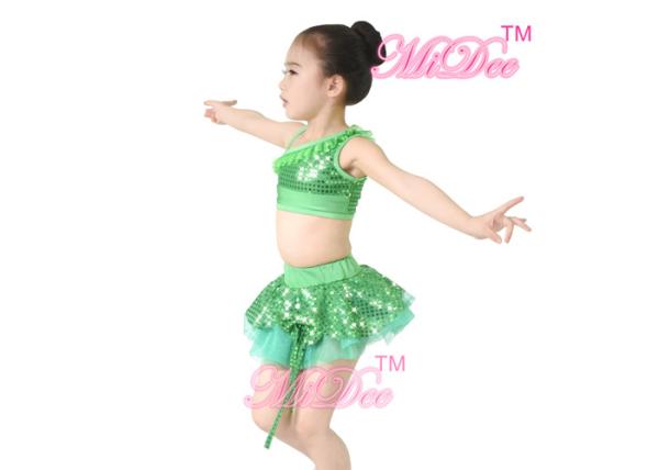 Sequins Ballet Tutu Dance Costumes Belly Two Piece Suit Belly Dance Costumes