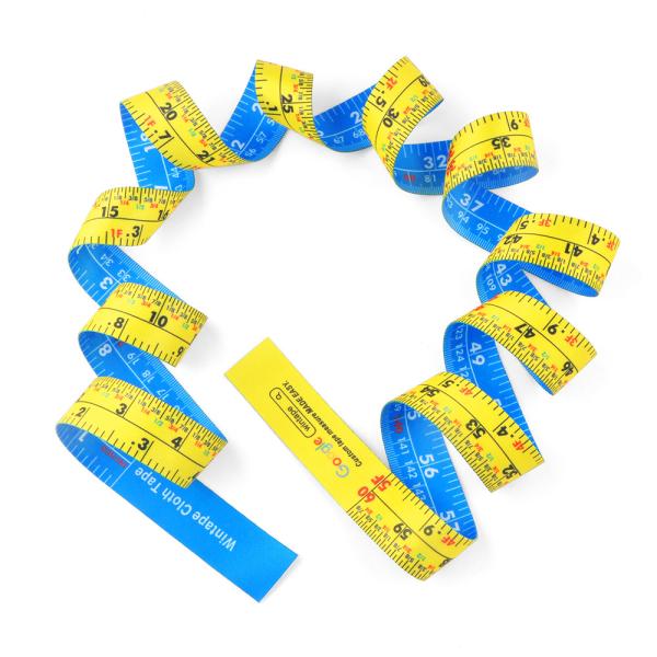 Outil de mesure de ruban adhésif simple 152cmX2.5cm pour la forme physique et la santé
