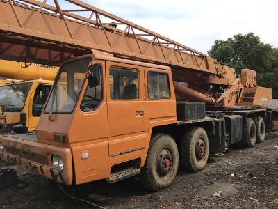 A mão de TADANO TG-500E segundo Cranes, diesel de 50 toneladas de Nissan dos guindastes do caminhão de segunda mão