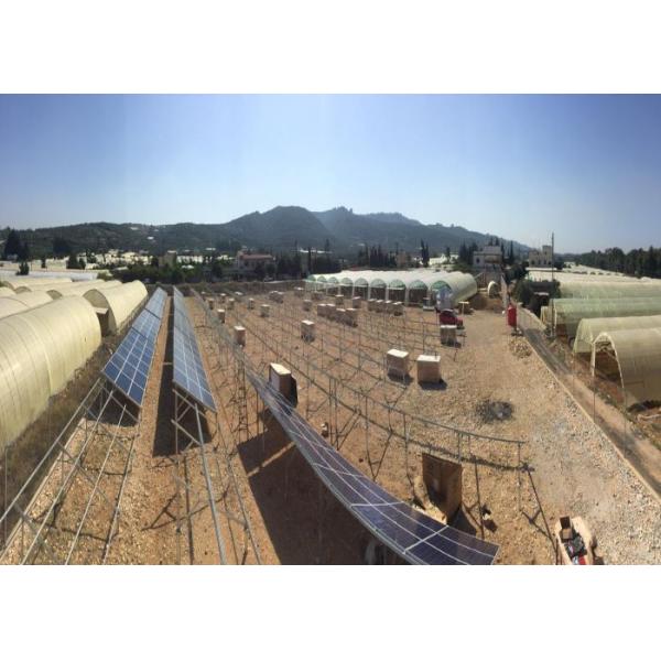 Common Rail Landscape Ground Mounted Solar Structure HDG Steel