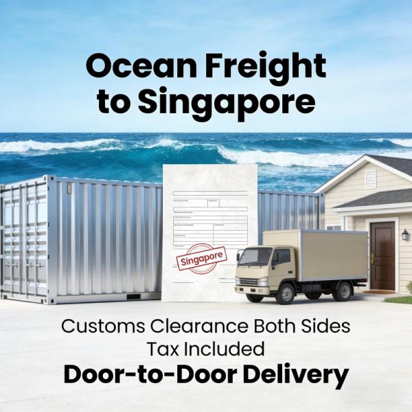 Sea freight to SG: efficient export import clearance, tax included, door - to - door