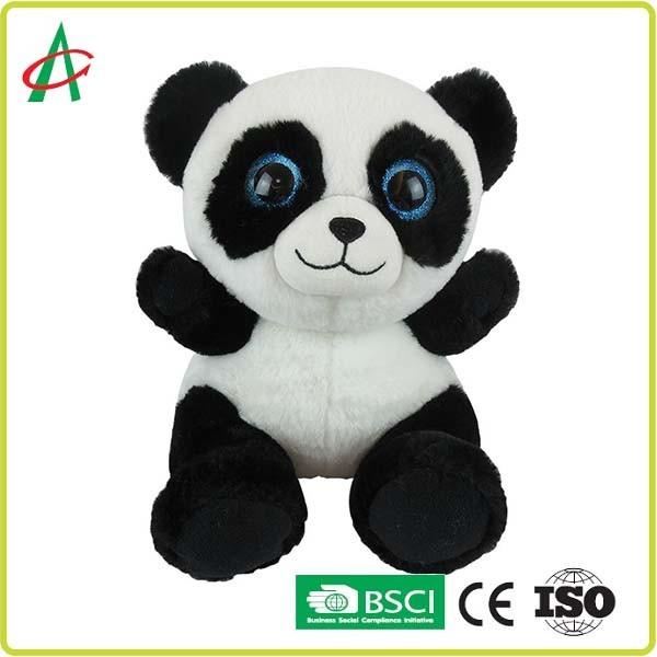 Panda Baby Animal Plush Toys Huggable, bichos de pelúcia macios super do luxuoso de 6 polegadas