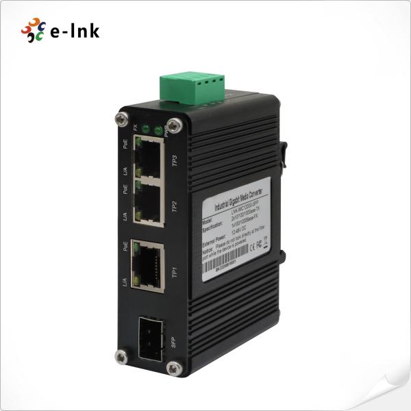 Solar-Powered Industrial PoE Switch with Wide Temp and Voltage Booster DIN Rail