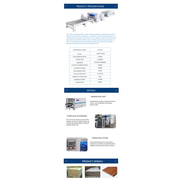 Semi Auto Hot Glue PUR Adhesive Laminating Coating Gluing Aluminum Machine